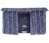 La cortina universal de la cama del estudiante fácil instala la cortina sombreada No-que se destila para la cama