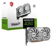 TARJETA GRAFICA MSI NVIDIA RTX 4060 VENTUS 2X OC | 8GB | GDDR6| WITHE EDITION