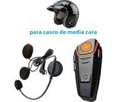 BT-S2NS Motorcycle Bluetooth-Compatible Helmet Headset Intercom Waterproof Multi Interphone FM MP3 1000M Intercomunicador