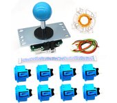 Jp Original Sanwa 8YT Joystick Obsf 30 Push Button Octagonal Restrictor Zero Delay Neo Geo Coin Pusher Arcade Game Machine Diy