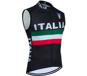 ITALIA Team Cycling Jersey Quick Dry 2025 ROSTI Bike Vest Windbreaker Men Summer Ropa Ciclismo Sleeveless Bicycle Jersey Tshirt