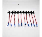 10pcs12V MINI SMALL MEDIUM Size Car Fuse Holder Add-a-circuit TAP Adapter Micro Mini Standard ATM Blade Fuse