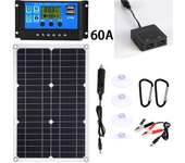 5V 12V Solar Panel Camping  Kit Plate  Car Accessory Generator With  Panels Set  Charge Sine Wave Inverter Power energia solar