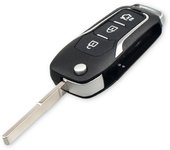 KEYYOU For Ford Focus 2 3 Mondeo Fiesta C Max S Max Galaxy Fob 3 Buttons Modified Flip Folding Remote Control Car Key Shell Case