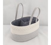 Multifunctional Travel Out Portable Mommy Bag Cotton Rope Diaper Bag Diaper Storage Bag Baby Diaper Storage Basket