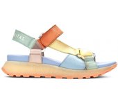 Hispanitas sandalia de piel estilo confort para mujer chv253896 color eucalipto