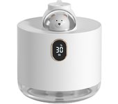 Humidificador de aire portátil para automóvil de 380 ml, atomizador ultrasónico con luz colorida, batería de 800 mAh, humidificador de aire inalámbrico USB, modelo recargable y enchufable (opcional)