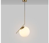 Barcelona LED Lámpara colgante bola cristal "HERMI 280" - E27 - Ø 28cm