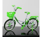 Mini 1:10 Alloy Bicycle Model Alloy Finger Mountain Bike Magic Racing Simulation Adult Collection Bend Road Toys Gift for Kids