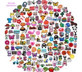 Lot of  20/30/50/100/200Pcs Random Shoe Charms for Sandals,Shoe DIY Decoration Charms Accessories Shoes Pins Bubble Sl