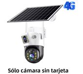 8MP Solar Camera 4G Wireless WiFi Dual Lens CCTV 4K Dual Screen Security Protection Human Detection PTZ Waterproof Outdoors Cam