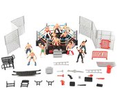 32 Pcs Mini Wrestling Playset With Mini Action Figures And Accessories Kids Toy With Realistic Wrestlers Gift For Fans Chumian