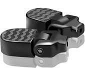 Estriberas de bicicleta de aleación de aluminio de 2 piezas, estriberas antideslizantes, estriberas para acrobacias, pedales traseros antideslizantes, bicicletas de montaña, accesorios para bicicletas