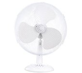 Gsc Evolution Ventilador Sobremesa 34cm 40W Blanco - Potente Flujo de Aire - Oscilante y Silencioso