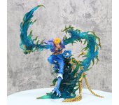 33cm One Piece Dream The Phoenix Fly Marco Anime Figure Model Scene Statue Desktop Decorative Toy Gift Collectible