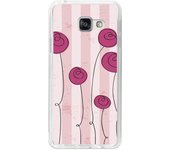 Tumundosmartphone Funda Gel Tpu para Samsung Galaxy A3 (2016) Diseño Flores Vintage Dibujos