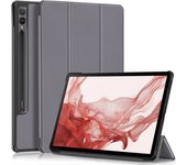 New For Samsung Tab S9 Fe Plus Case 12.4" Tri-Folding Stand Magnetic Smart Cover For Coque Galaxy Tab S9 FE S9 Plus Case