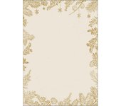 sigel Papel con motivo navideño Golden Christmas, A4, 90 g/m²