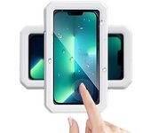 Soporte para teléfono móvil impermeable para ducha, soporte retráctil para teléfono con rotación de 360 grados para baño, soporte para teléfono de pared sin agujeros, accesorios de ducha para teléfonos de 4 a 6,8 pulgadas