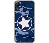 Tumundosmartphone Funda Gel Tpu para Huawei P Smart 2019 / Honor 10 Lite diseño Camuflaje 03 Dibujos
