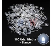 100PCS/LOT 5mm LED Diode F5 Assorted Kit IBUW White Green Red Blue Yellow Orange Pink Purple Warm White DIY Light Emitting Diode
