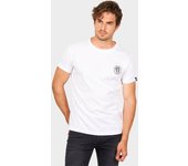 Camiseta de hombre de hombre en color blanco de manga corta