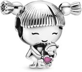 Charm Pandora Niña con coletas