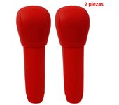 Gear Head Shift knob Cover Car Hand Brake Covers Handbrake Grips Gear Shift Collars Durable Silicone Interior Accessories