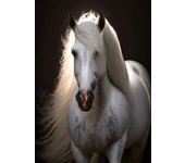 Black and White Wild Horses Canvas Paintings on The Wall Art Posters Prints Wall Picture Modern Animals Art Room Decor Frameless