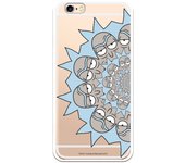 Funda original compatible con iPhone 6 o 6S con un diseño de Rick y Morty Half Rick