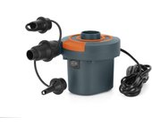 Inflador Eléctrico 220 con 3 Adaptadores Diferentes Válvulas Bestway 62139