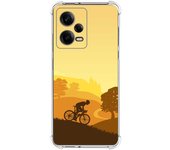 Funda Silicona Antigolpes para Xiaomi Redmi Note 12 Pro+ Plus 5G diseño Ciclista Dibujos