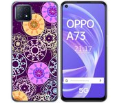 Tumundosmartphone Funda Gel Tpu para Oppo A73 5G diseño Radial Dibujos