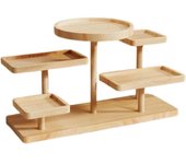 Tiered Tray Holder Multi Layer Rack Multipurpose Counter Top Display Shelf Cake Stand for Home Party Restaurant Desktop Bedroom