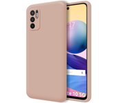Tumundosmartphone Funda Silicona Líquida Ultra Suave para Xiaomi Redmi Note 10 5G / POCO M3 PRO 5G color Rosa