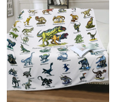 Dinosaur Blanket for Boys Jurassic Dino World Park Soft Flannel Throw Blanket Dinosaur Room Decor for Boys Gifts for Sofa Bed