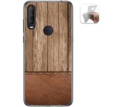 Tumundosmartphone Funda Gel Tpu para Alcatel 1S 2020 / 3L 2020 diseño Madera 09 Dibujos