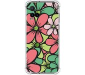 Funda Silicona Antigolpes para Vivo Y21 / Y21s / Y33s diseño Flores 02 Dibujos