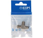 conector derivador  f  forma  t  3 machos - parabolicas envasado edm