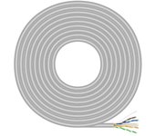 Aisens Cable RJ45 CAT.6 UTP AWG23 CCA gris 100m