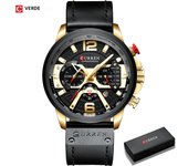 CURREN Casual Sport Watches for Men Top Brand Luxury Military Leather Wrist Watch Man Clock Fashion Chronograph Wristwatch