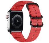 Nylon Strap For Apple Watch Bands 44mm 45mm 41mm 40mm 42mm 38mm 49mm Canvas Braided Wristband iWatch Series Ultra 8 7 SE 6 5 4 3