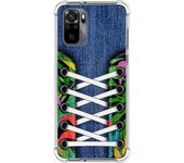 Tumundosmartphone Funda Silicona Antigolpes para Xiaomi Redmi Note 10 / 10S diseño Zapatillas 13 Dibujos