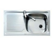Fregadero de Un Seno con Escurridor Teka E/50 1C1E.REVE 3010 Acero Inoxidable