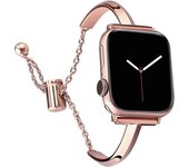 Luxury Watch Band for Apple Watch Series 10 9 8 7 41 45mm 6 Se Women Diamond Steel Bracelet IWatch Ultra 49mm 44 42 46MM Strap