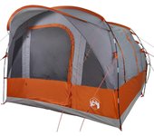 vidaXL Tienda de campaña túnel 3 personas impermeable Color Gris y naranja,  Azul,  Verde y mas