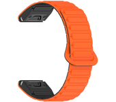 Compatible with Garmin Fenix 8 7X 7 7S Silicone Magnetic Bracelet Fenix 5X 5S Plus 3HR Strap 20mm 22mm 26mm QuickFit