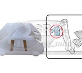 3RG INDUSTRIAL - Soporte Pedal Freno - OEM 1H0721179 - Piezas para Coche Recambios Motor y Otras Partes de Vehículo - Compatible con los distintos Modelos de Coche.