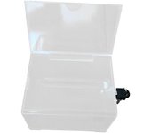 Clear Donation Box with Lock Raffle Ticket Box Acrylic Donation Box for Community Events Voting Desk Donation Fundraising