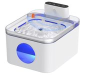 ZVD Fuente para Gatos con Sensor de Movimiento, 3L Bebedero Gatos sin Cable, Fuente de Agua para Gatos a Pila